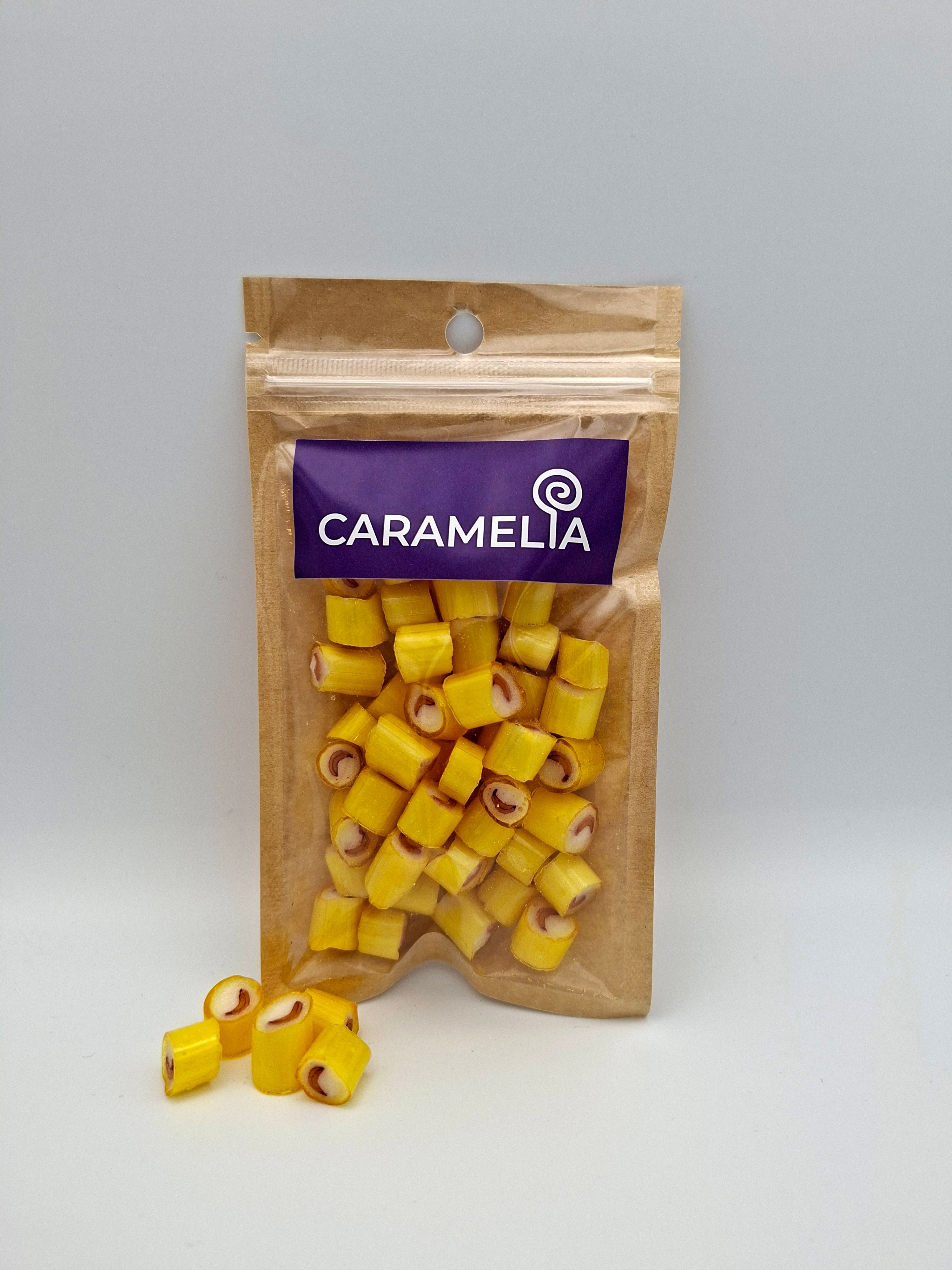 CARAMELO PLÁTANO. BOLSA 50gr.